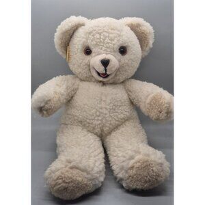 Vintage Snuggle Fabric Softener Bear Teddy Plush 15” Russ 1985 Lever Brothers